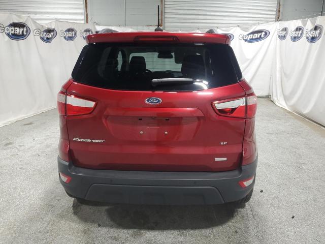 MAJ3S2GE7KC277451 - 2019 FORD ECOSPORT SE Czerwony zdjęcie 6