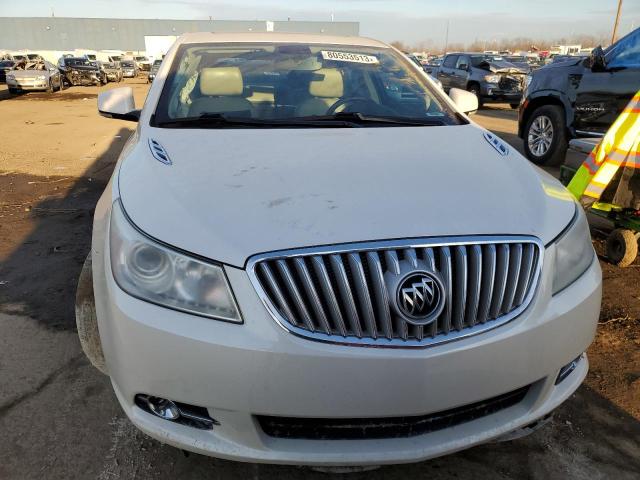 1G4GE5GV5AF212773 - 2010 BUICK LACROSSE CXS WHITE photo 5