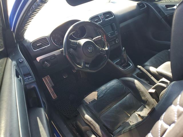 WVWRF7AJ2CW290281 - 2012 VOLKSWAGEN GOLF R Niebieski zdjęcie 8