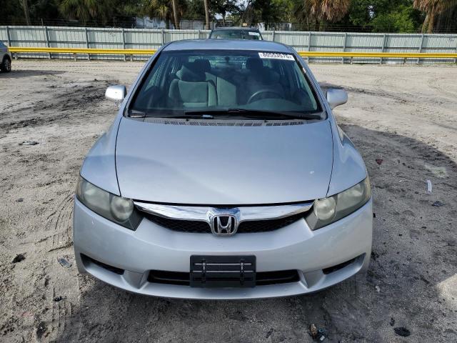 19XFA1F53BE029941 - 2011 HONDA CIVIC LX SILVER photo 5