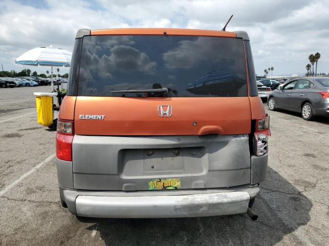 5J6YH18553L008156 - 2003 HONDA ELEMENT EX ORANGE photo 6