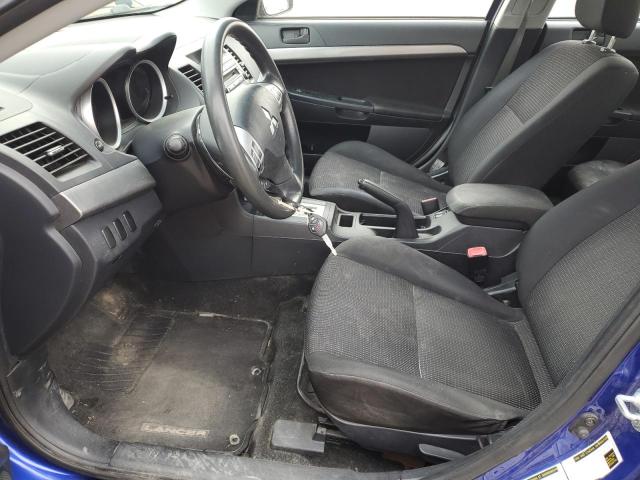 JA3AU26U28U605610 - 2008 MITSUBISHI LANCER ES BLUE photo 7