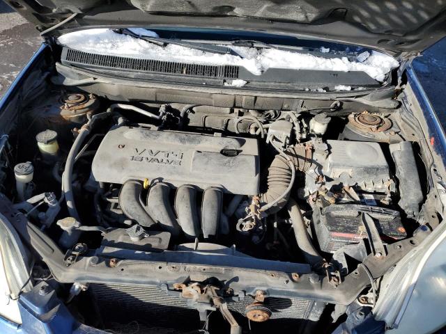 2T1KR32E63C754149 - 2003 TOYOTA COROLLA MA XR BLUE photo 11