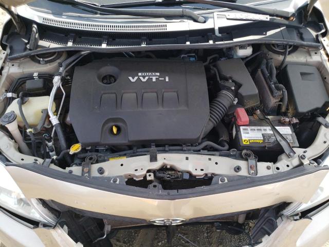 2T1BU4EE8AC461477 - 2010 TOYOTA COROLLA BASE Beżowy zdjęcie 11