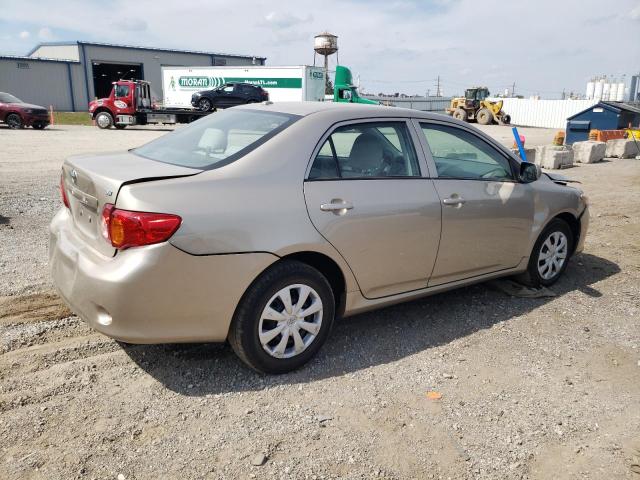 2T1BU4EE8AC461477 - 2010 TOYOTA COROLLA BASE Beżowy zdjęcie 3