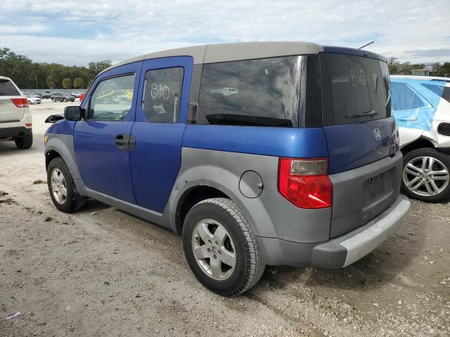 5J6YH18574L014851 - 2004 HONDA ELEMENT EX BLUE photo 2