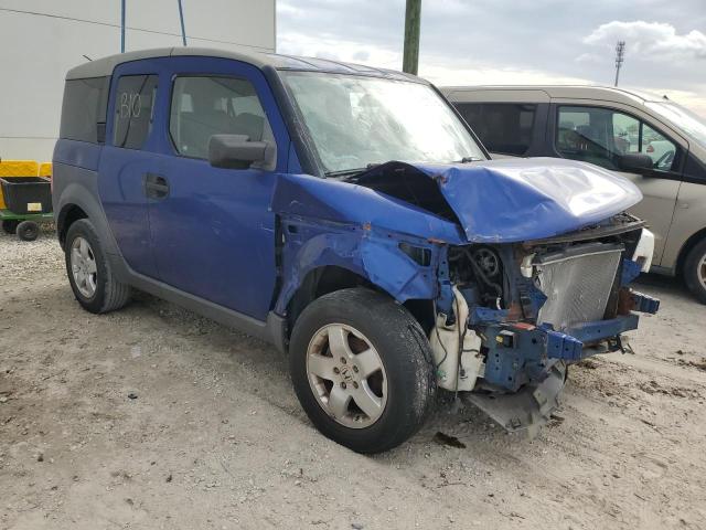 5J6YH18574L014851 - 2004 HONDA ELEMENT EX BLUE photo 4