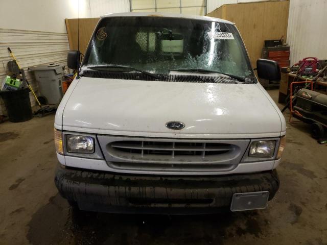 1FTRE14252HB25462 - 2002 FORD ECONOLINE E150 VAN WHITE photo 5