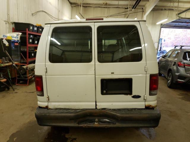 1FTRE14252HB25462 - 2002 FORD ECONOLINE E150 VAN WHITE photo 6