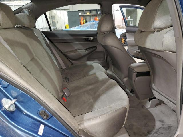 1HGFA16548L079619 - 2008 HONDA CIVIC LX BLUE photo 10