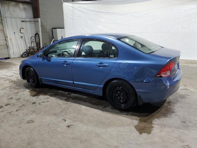 1HGFA16548L079619 - 2008 HONDA CIVIC LX BLUE photo 2