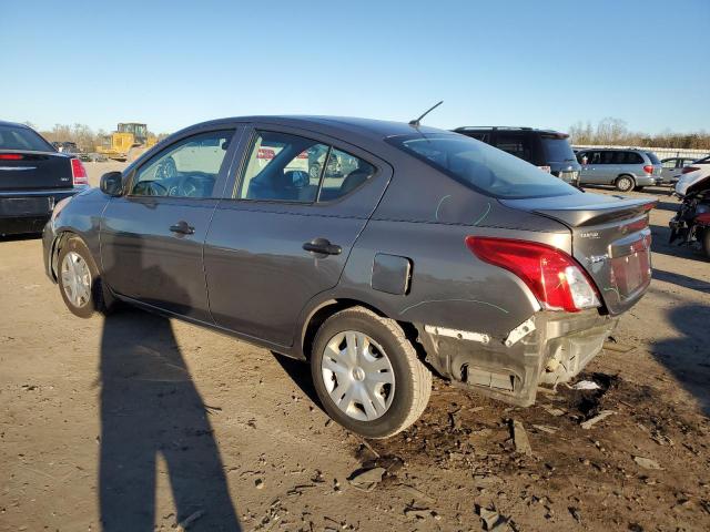 3N1CN7AP7DL865434 - 2013 NISSAN VERSA S GRAY photo 2