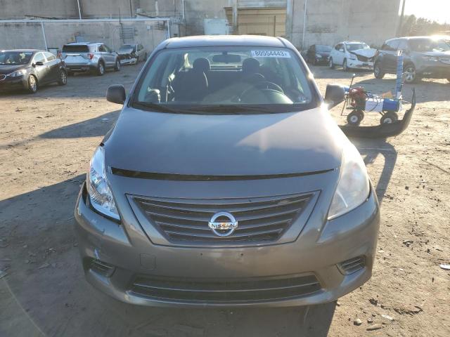 3N1CN7AP7DL865434 - 2013 NISSAN VERSA S GRAY photo 5