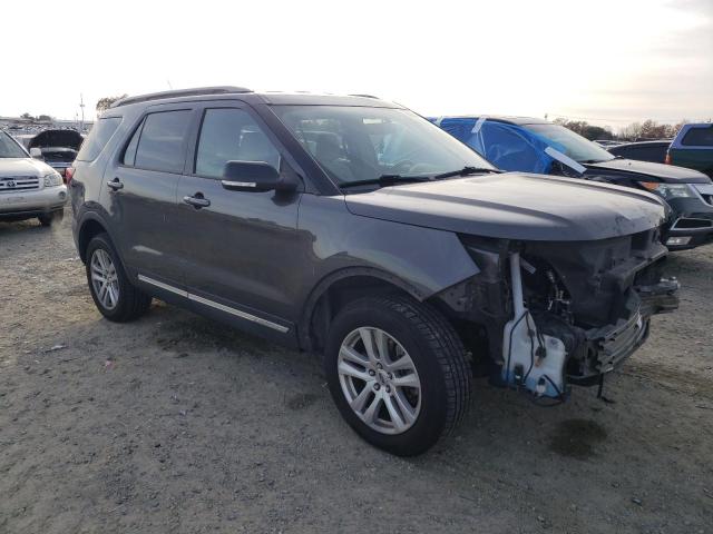 1FM5K8D87JGC74122 - 2018 FORD EXPLORER XLT GRAY photo 4