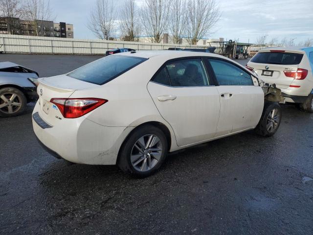 5YFBPRHE4FP230258 - 2015 TOYOTA COROLLA ECO WHITE photo 3