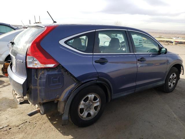 2HKRM4H35EH626073 - 2014 HONDA CR-V LX BLUE photo 3