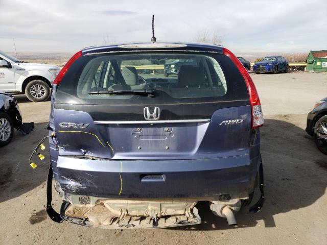 2HKRM4H35EH626073 - 2014 HONDA CR-V LX BLUE photo 6