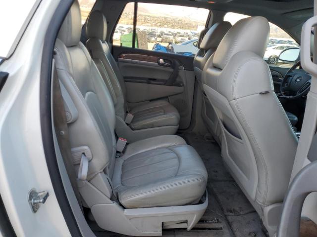 5GAKVCED6BJ156257 - 2011 BUICK ENCLAVE CXL WHITE photo 10