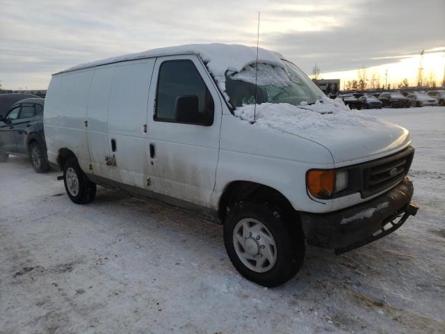 1FTNE14W87DA47145 - 2007 FORD ECONOLINE E150 VAN WHITE photo 4