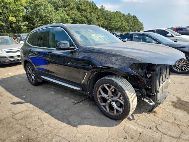 5UXTY3C07M9E67602 - 2021 BMW X3 SDRIVE30I BLACK photo 4