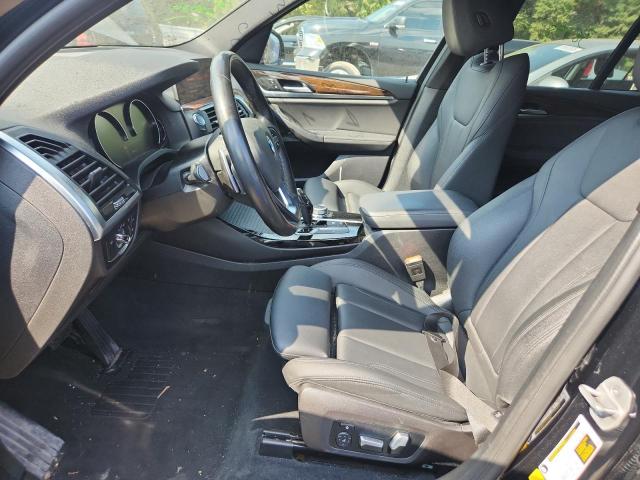 5UXTY3C07M9E67602 - 2021 BMW X3 SDRIVE30I BLACK photo 7