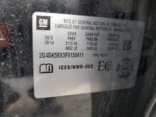 2G4GK5EX3F9130411 - 2015 BUICK REGAL 黑色 照片 12