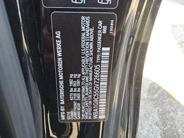 WBA1G9C55GV726605 - 2016 BMW 228 XI SULEV BLACK photo 12