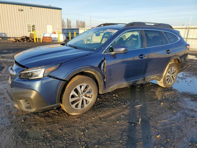 4S4BTACCXL3139269 - 2020 SUBARU OUTBACK PREMIUM BLUE photo 1