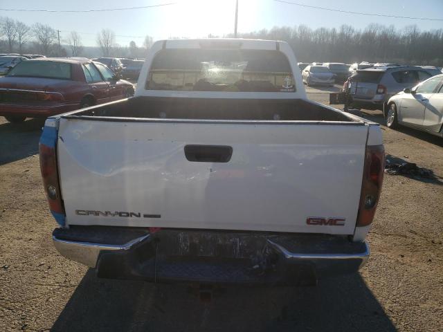 1GTCS136258174562 - 2005 GMC CANYON WHITE photo 6