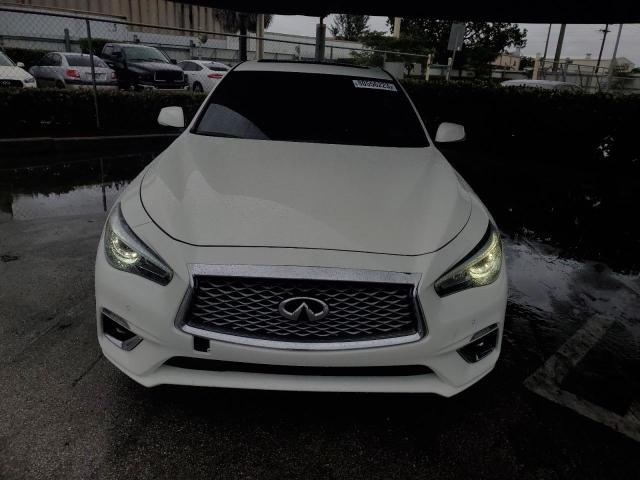 JN1EV7BR5NM341120 - 2022 INFINITI Q50 LUXE WHITE photo 5