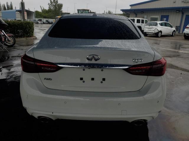 JN1EV7BR5NM341120 - 2022 INFINITI Q50 LUXE WHITE photo 6