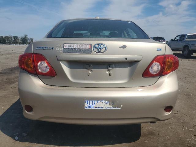 2T1BU4EE8AC523749 - 2010 TOYOTA COROLLA BASE BEIGE photo 6