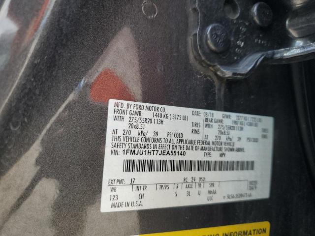 1FMJU1HT7JEA55140 - 2018 FORD EXPEDITION XLT 石墨色 照片 14