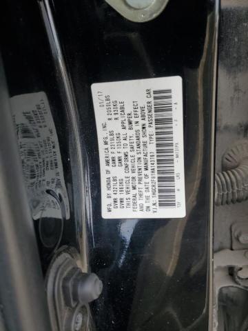1HGCR2F81HA143767 - 2017 HONDA ACCORD EXL BLACK photo 12