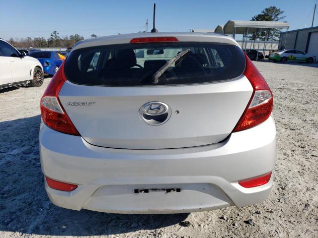 KMHCT5AE5EU173729 - 2014 HYUNDAI ACCENT GLS SILVER photo 6