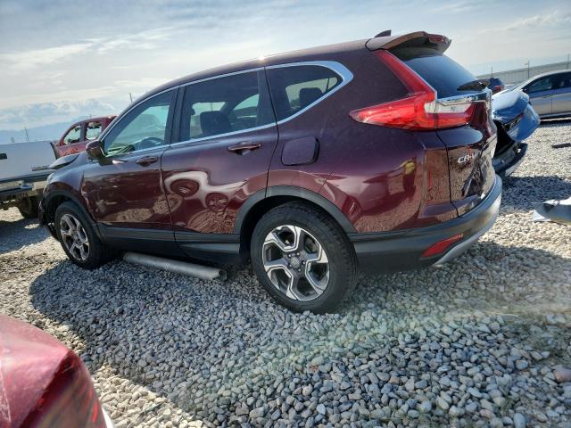 7FARW2H85JE010218 - 2018 HONDA CR-V EXL MAROON photo 2