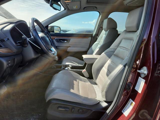 7FARW2H85JE010218 - 2018 HONDA CR-V EXL MAROON photo 7