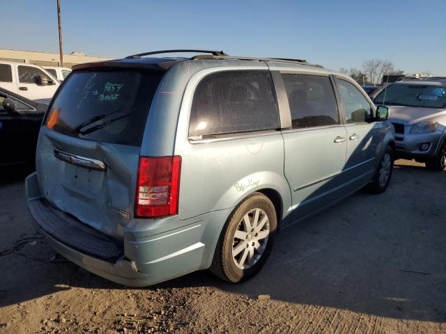 2A4RR5D12AR253903 - 2010 CHRYSLER TOWN & COU TOURING TEAL photo 3