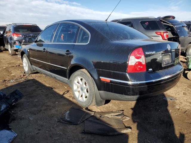 WVWPD63B24E121141 - 2004 VOLKSWAGEN PASSAT GLS BLACK photo 2