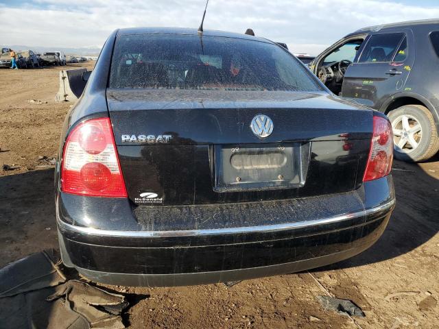 WVWPD63B24E121141 - 2004 VOLKSWAGEN PASSAT GLS BLACK photo 6