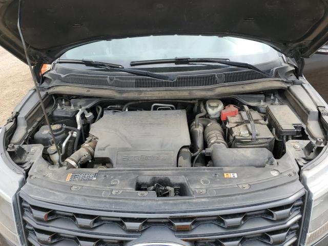 1FM5K8GT0GGC33940 - 2016 FORD EXPLORER SPORT შავი ფოტო 12