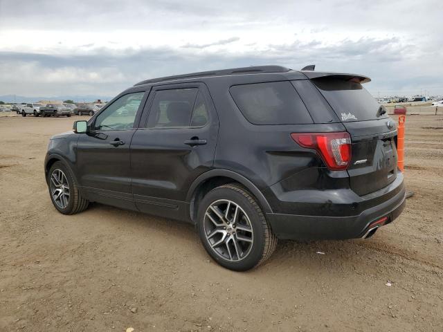 1FM5K8GT0GGC33940 - 2016 FORD EXPLORER SPORT შავი ფოტო 2