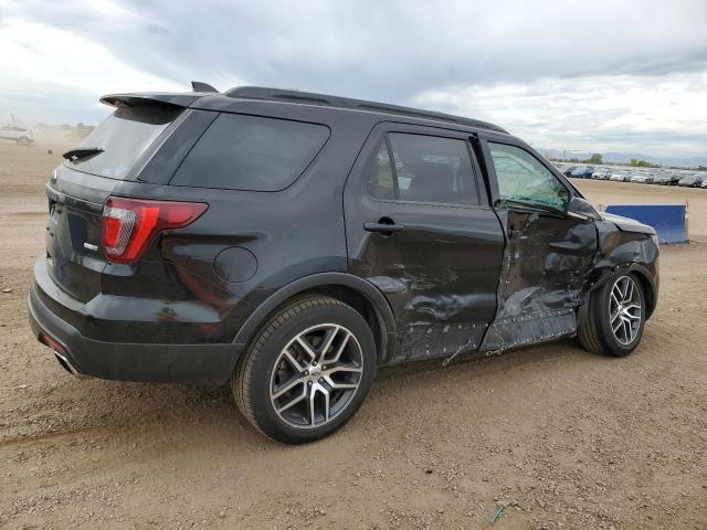 1FM5K8GT0GGC33940 - 2016 FORD EXPLORER SPORT შავი ფოტო 3