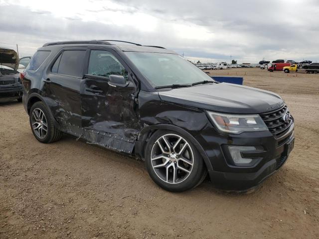 1FM5K8GT0GGC33940 - 2016 FORD EXPLORER SPORT შავი ფოტო 4