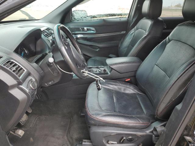 1FM5K8GT0GGC33940 - 2016 FORD EXPLORER SPORT შავი ფოტო 7