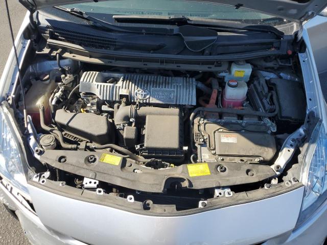 JTDKN3DP0F3066056 - 2015 TOYOTA PRIUS PLUG SILVER photo 11