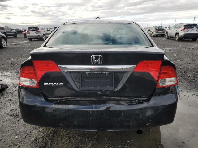 19XFA1F58AE072024 - 2010 HONDA CIVIC LX BLACK photo 6