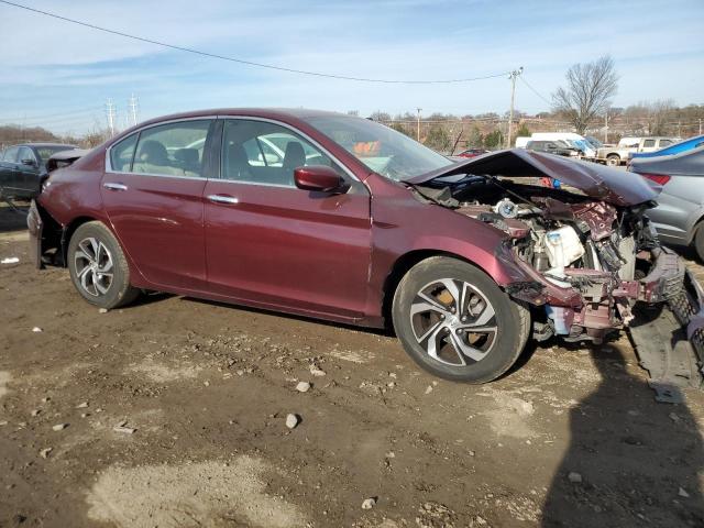 1HGCR2F38HA178942 - 2017 HONDA ACCORD LX BURGUNDY photo 4