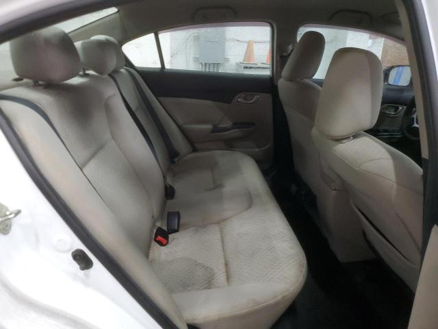 2HGFB2F55EH510951 - 2014 HONDA CIVIC LX WHITE photo 10