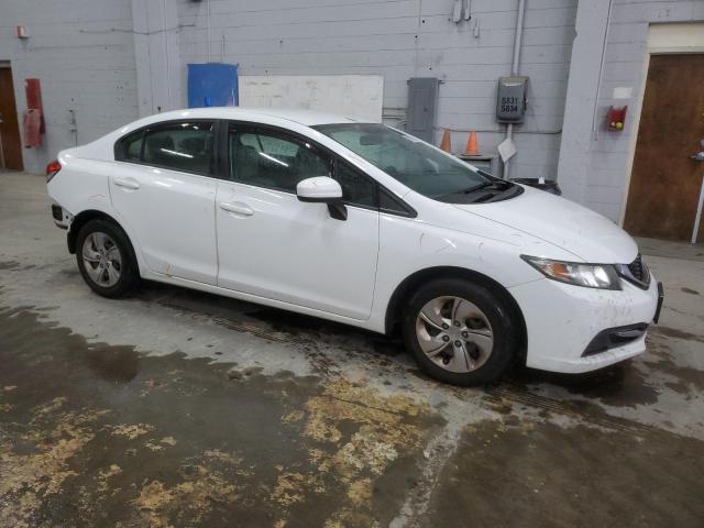 2HGFB2F55EH510951 - 2014 HONDA CIVIC LX WHITE photo 4